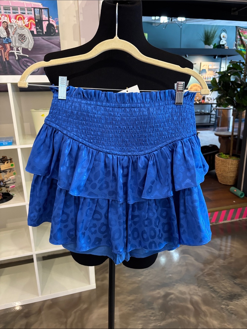 eesome Royal Blue Ruffle Skort